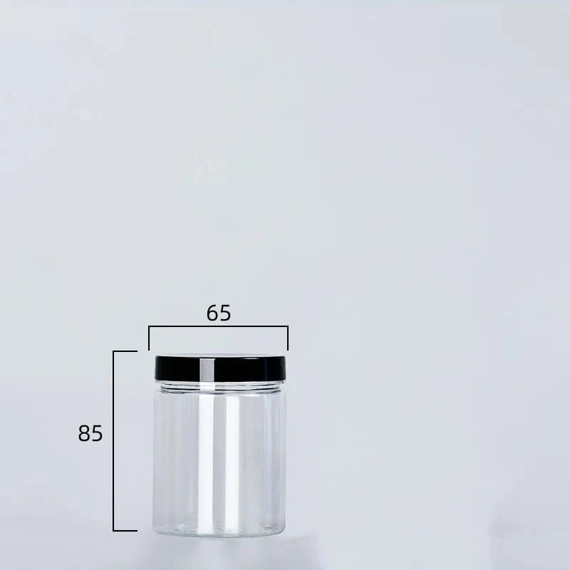 Boîte de Rangement Ronde Alimentaire à Couvercle Noir