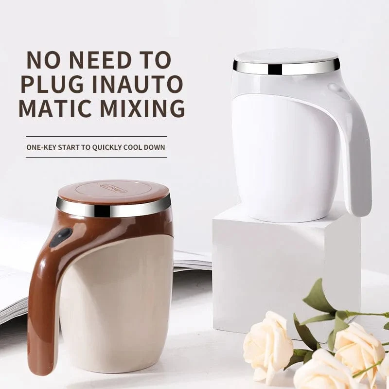 Tasse Automatique à Café Rechargeable en Acier Inoxydable
