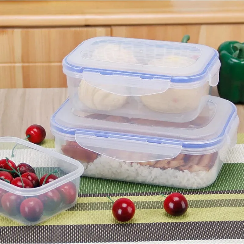 Boîte à lunch en plastique pour enfant 6 tailles - Eco-friendly, micro-ondable, hermétique