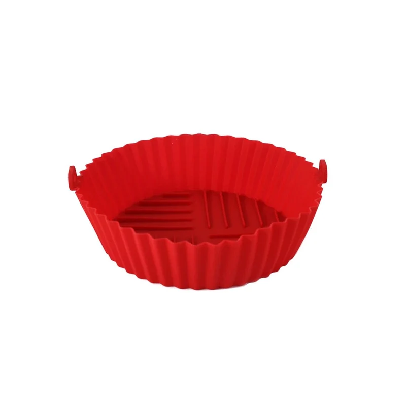 Tapis de Cuisson en Silicone pour Air Fryer - Facile à Nettoyer et Résistant à Haute Température - Modèle Circulaire Pliable - Qualité Alimentaire