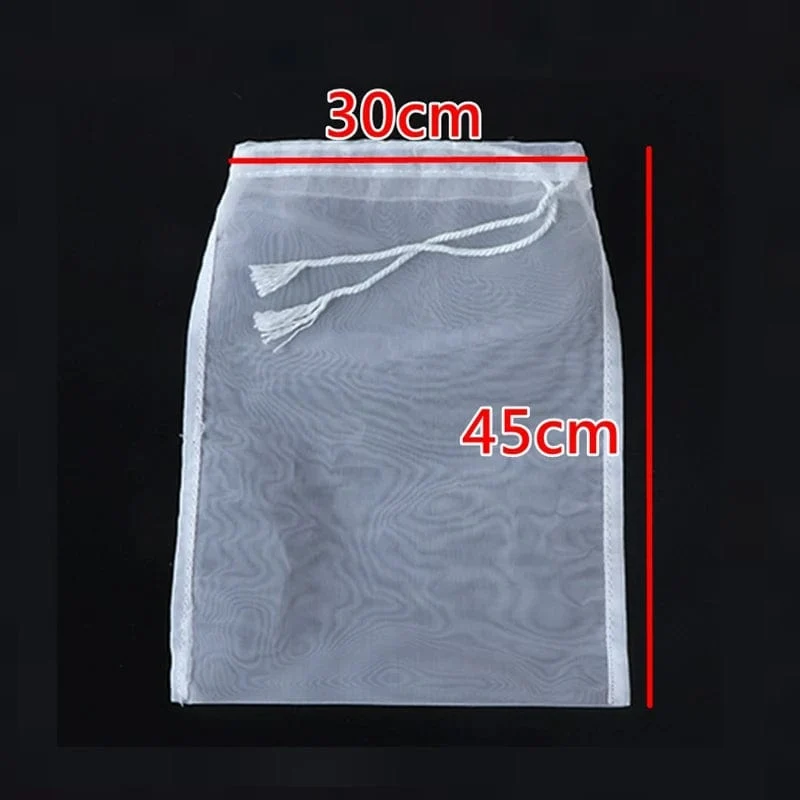 Filtre en Nylon Réutilisable pour Thé, Café, Huile - Sac de Filtre pour Lait Végétal