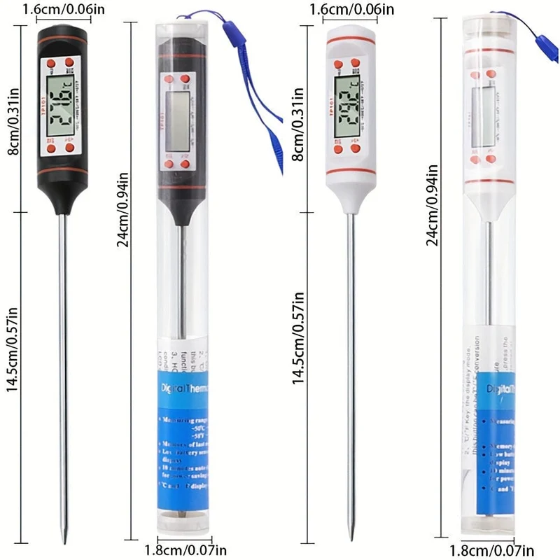 Thermomètre de Cuisine à Sonde pour Aliments