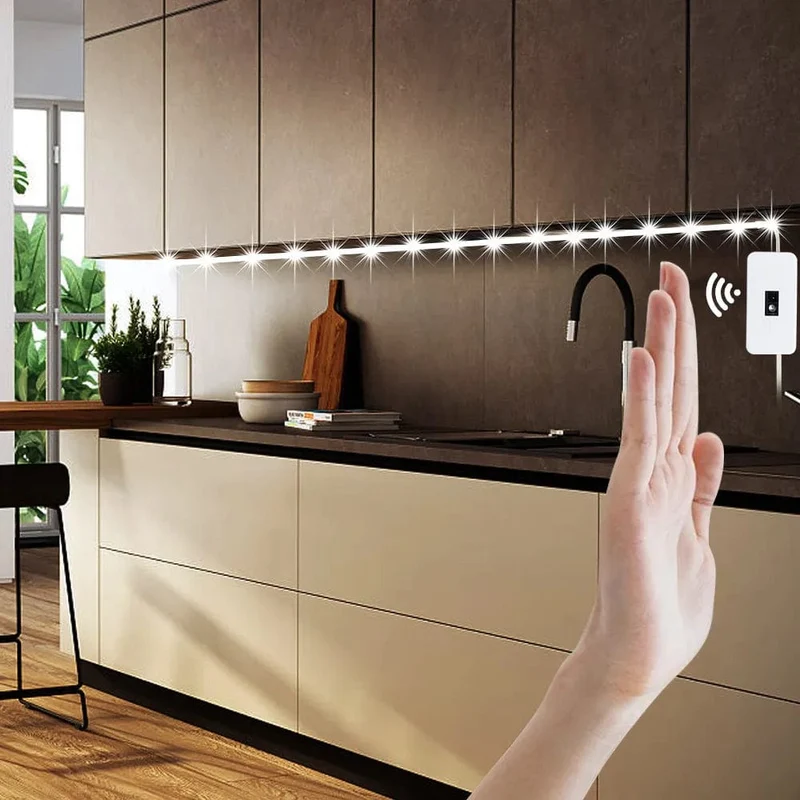 Bandelettes de lumière LED à capteur de mouvement pour la Cuisine