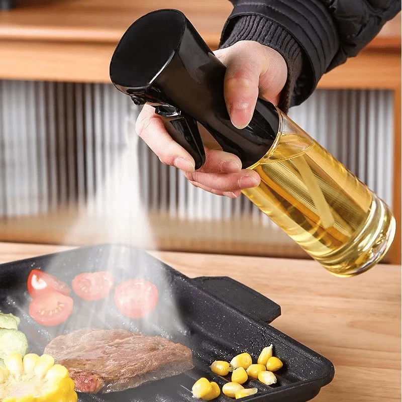 Pulvérisateur d'Huile de Cuisine 200ml/300ml - Eco-Friendly & Pratique
