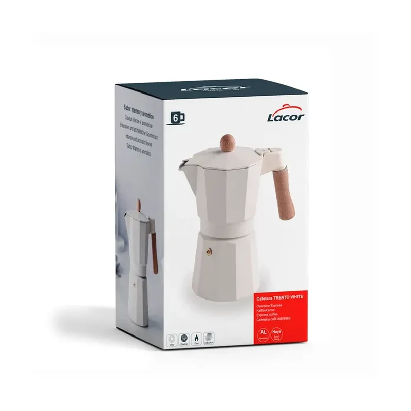 Cafetière Italienne Express Trento - 6 Tasses | Lacor