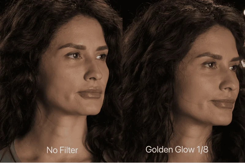 Filtre à visser pour appareil photo Golden Glow