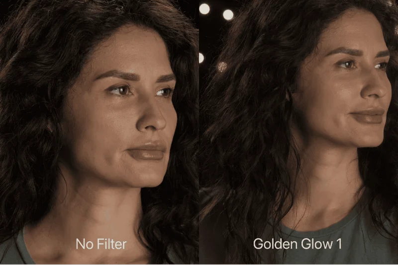 Filtre à visser pour appareil photo Golden Glow