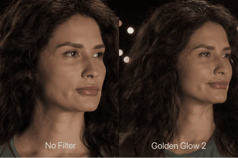 Filtre à visser pour appareil photo Golden Glow