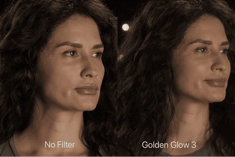Filtre à visser pour appareil photo Golden Glow