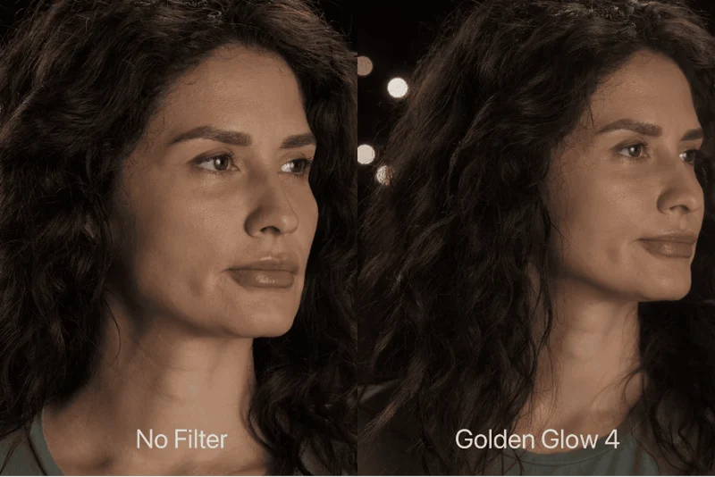 Filtre à visser pour appareil photo Golden Glow