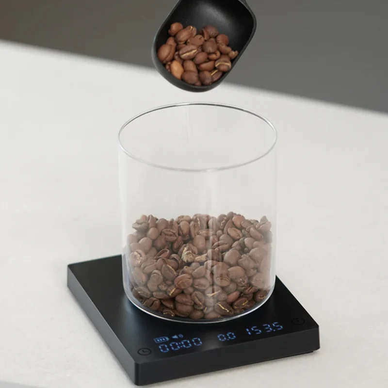 Mini balance à café noir miroir Timemore