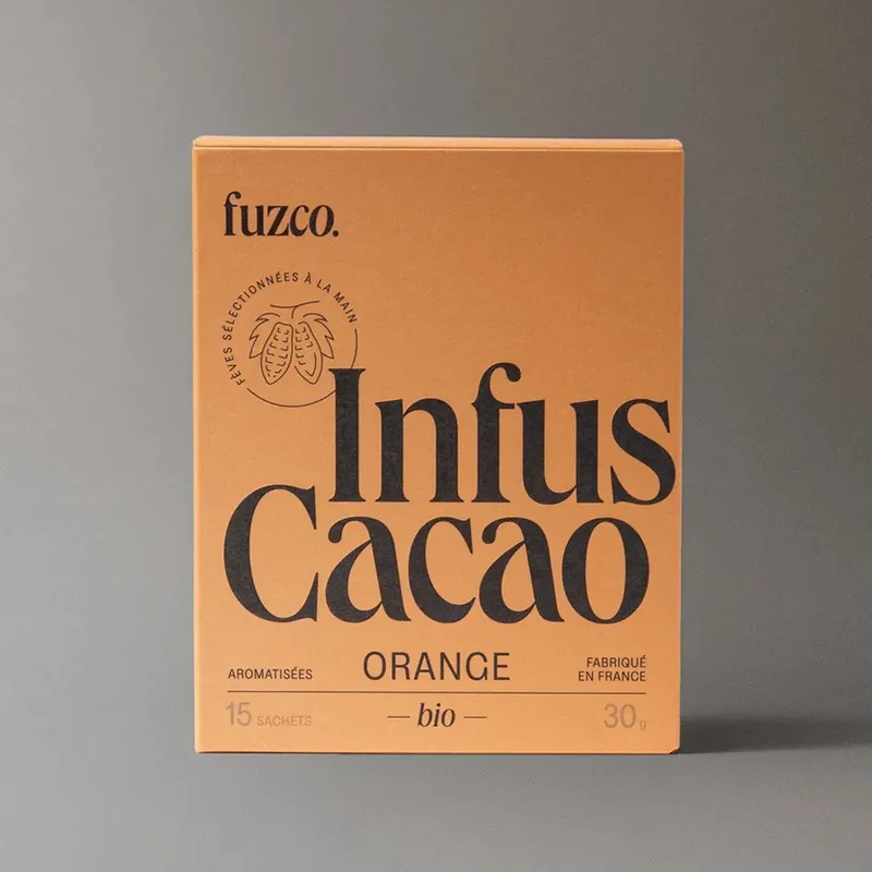 Infusion BIO Cacao Orange - 15 sachets | Fuzco