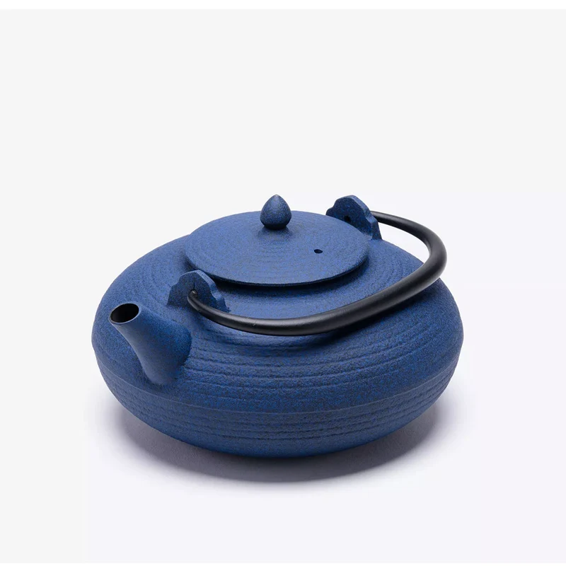 Théière fonte du Japon - WAZUQU Itome - 0.7 L - Bleue | Dammann Frères