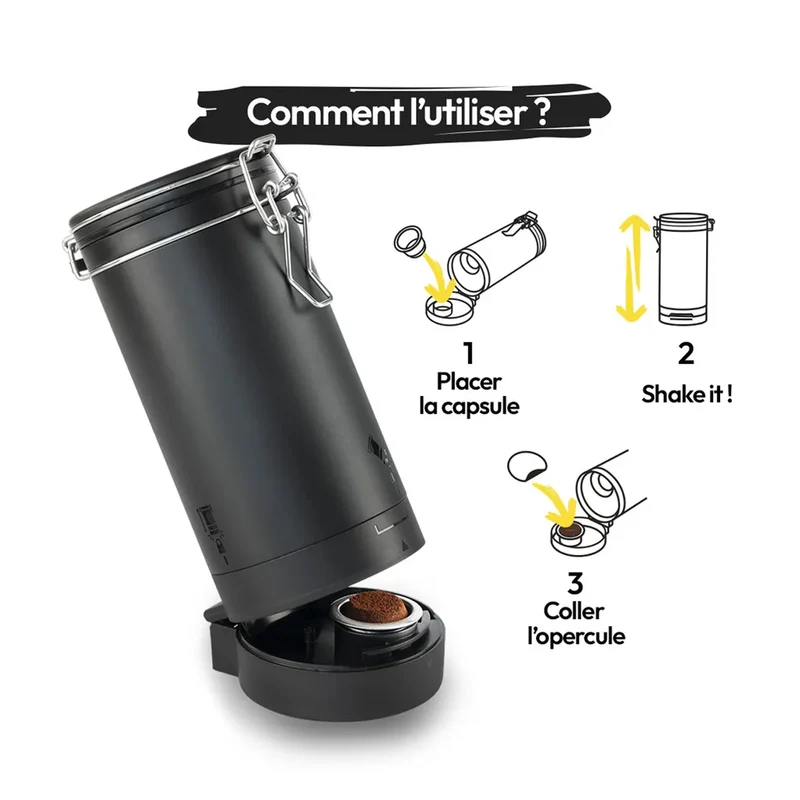 Kit Complet Capsule Rechargeable pour Nespresso Original | Caps'me
