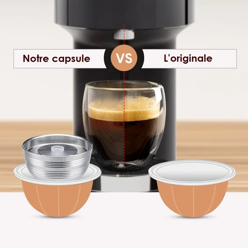 Capsules réutilisables pour Vertuo Next de Nespresso