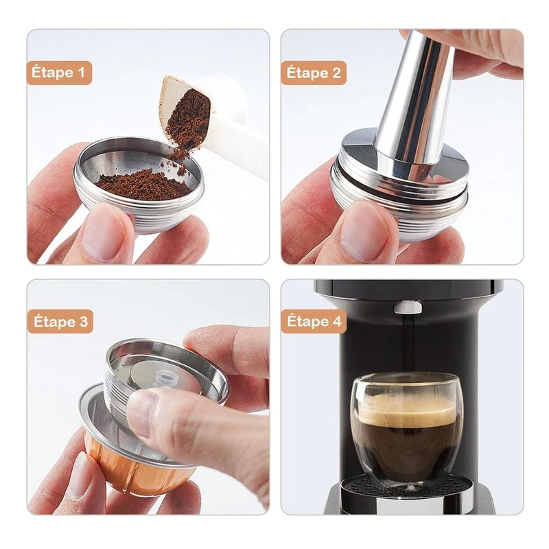 Capsules réutilisables pour Vertuo Next de Nespresso