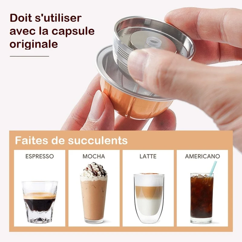 Capsules réutilisables pour Vertuo Next de Nespresso