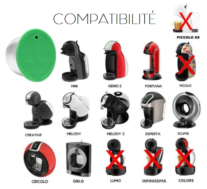 Capsules réutilisables pour Dolce Gusto (autres modèles)