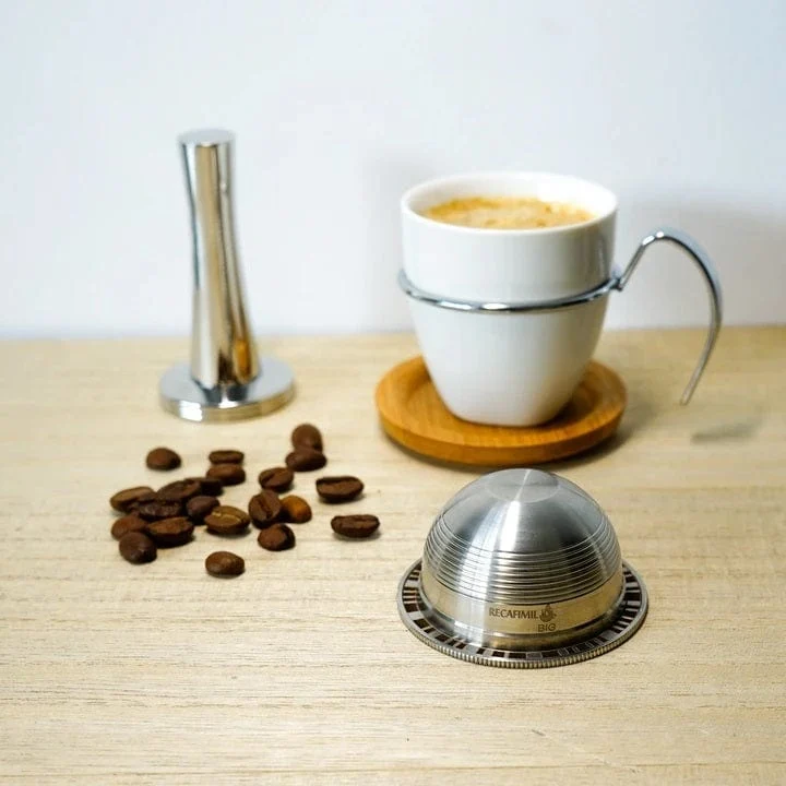 Capsules réutilisables pour Vertuo et Delonghi