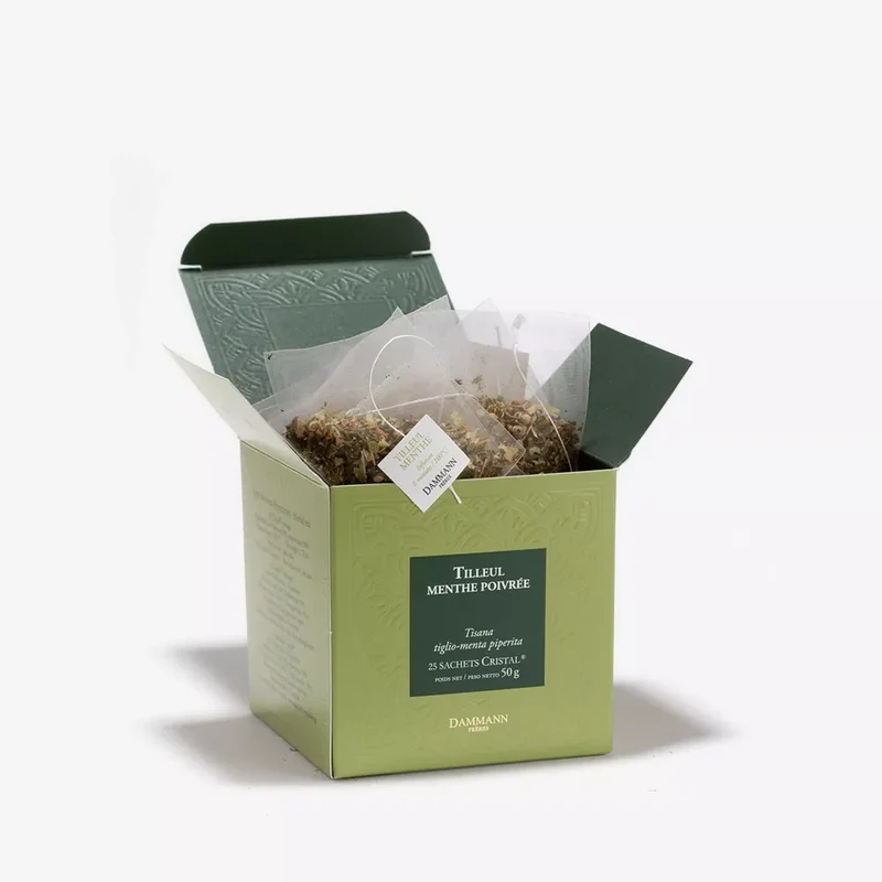 Infusion Tilleul Menthe Poivrée - 25 sachets | Dammann Frères