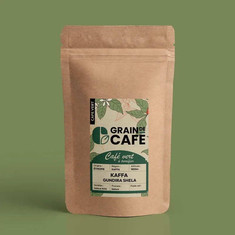 Café Vert Ethiopie Kaffa - 1 Kg | 100% Arabica