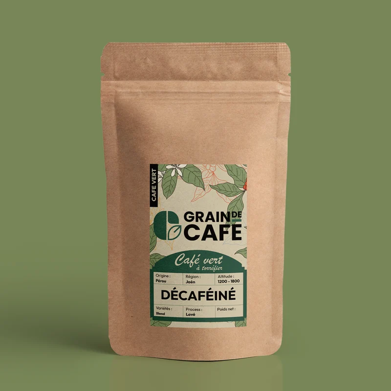 Café Vert BIO Décaféiné Pérou Cuzco - 1 Kg | Café Certifié Biologique - 100% Arabica