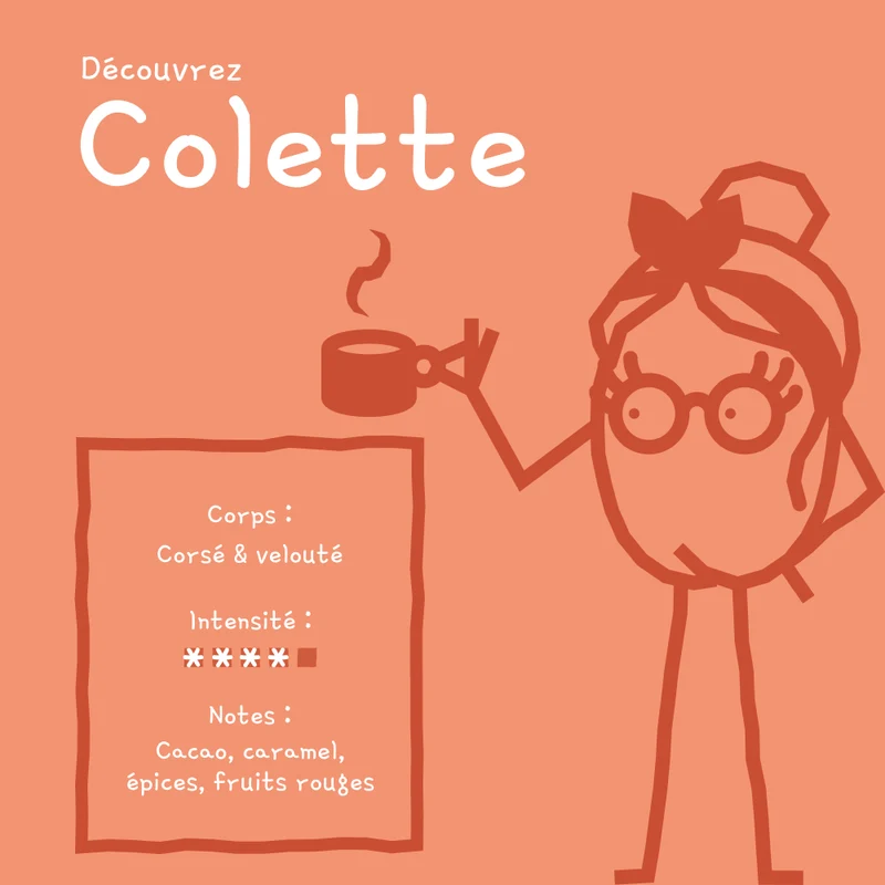Café en Grain Blend "Colette" - Café Bonnac | Arabica/Robusta