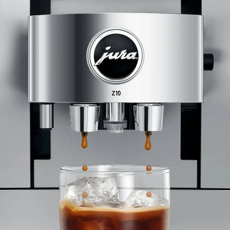 Jura Z10 — Machine à espresso automatique, Cold Brew intégré, P.R.G., écran tactile couleur 4,3 po (boîte ouverte)