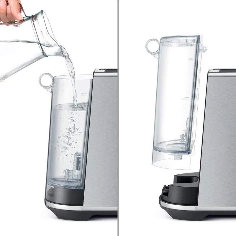 Breville Bambino Plus - Machine à espresso domestique avec moussage automatique Auto MilQ (Boîte ouverte)