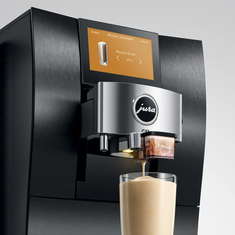 JURA Z10 (2e génération) : machine à espresso automatique, 51 spécialités, broyeur P.R.G.2+