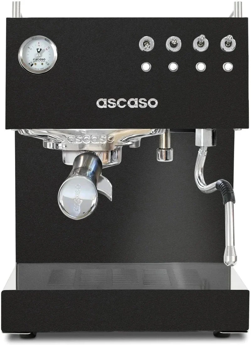 Ascaso Steel Duo 20 amp : machine à espresso domestique à double thermobloc, corps 100 % métal, 58 mm (Boîte ouverte)