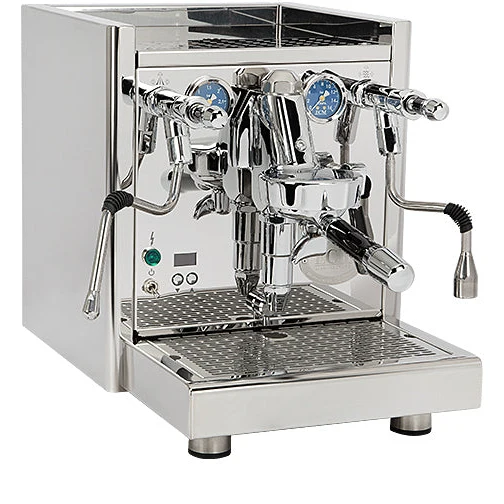 ECM Technika VI : machine à espresso à double chaudière avec pompe rotative, PID et groupe E61