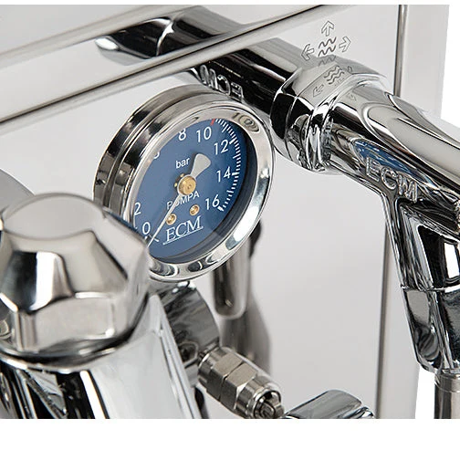 ECM Technika VI : machine à espresso à double chaudière avec pompe rotative, PID et groupe E61