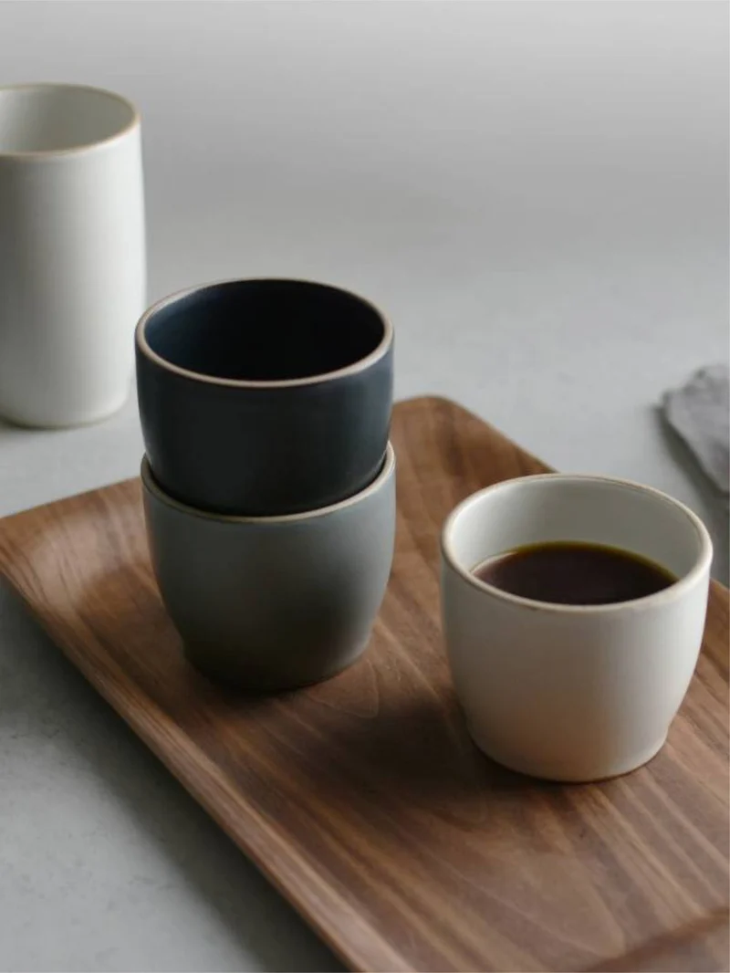 KINTO NORI : tumbler en porcelaine texturée façon grès, 200 ml