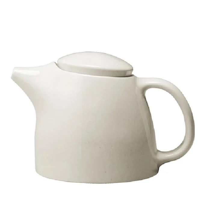 KINTO TOPO : théière en porcelaine blanche au design asymétrique, 400 ml