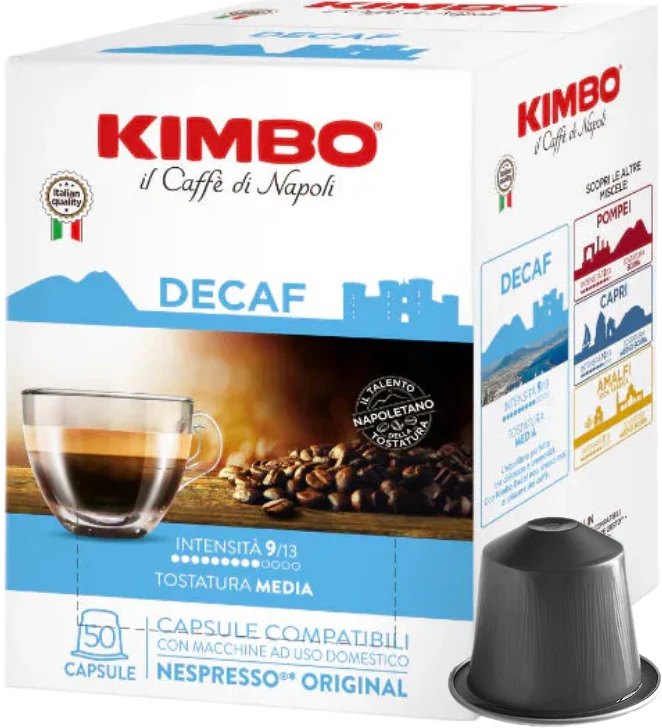 Capsules Kimbo DECAF - compatibles Nespresso®*