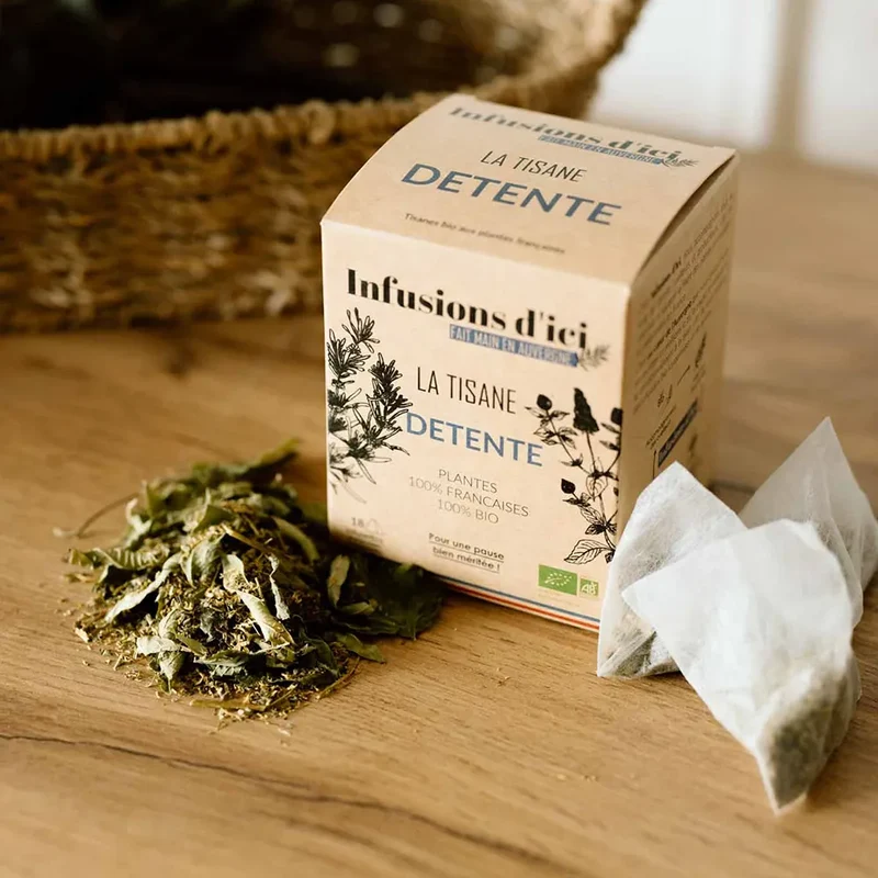 La Tisane BIO Détente - 18 sachets | Infusions d'Ici