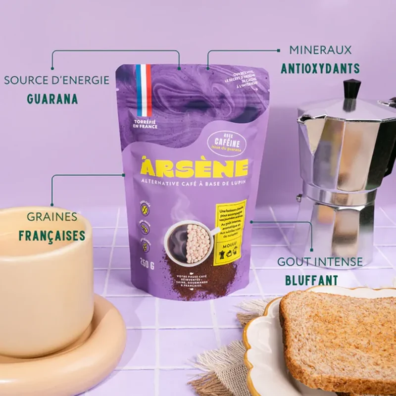 Boisson Avec Caféine au Lupin - 250gr | Arsène