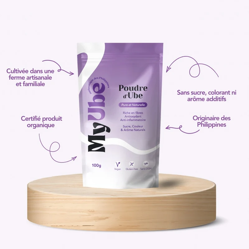 Ube - Poudre d'Ube - 100 Gr | MyUbe