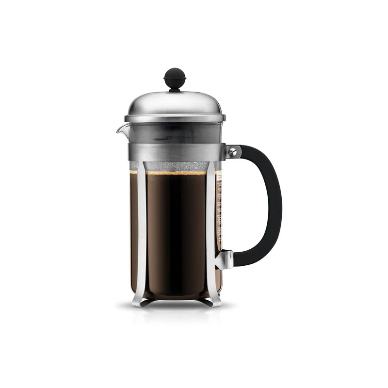 Cafetière à Piston Inox Chambord - 8 Tasses - 1 L | Bodum