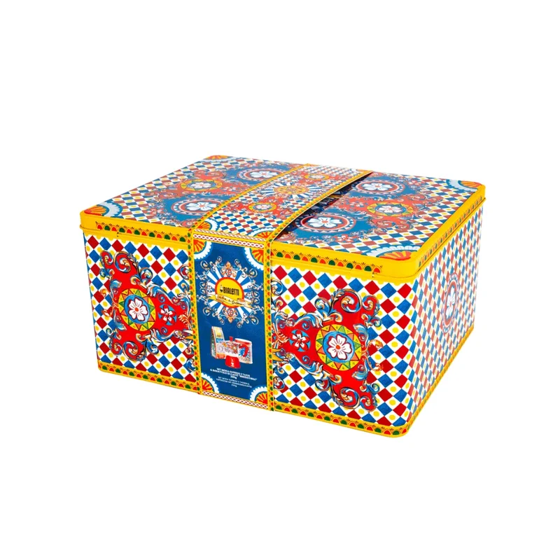 Ensemble Moka Express 3 tasses et café Bialetti Dolce & Gabbana