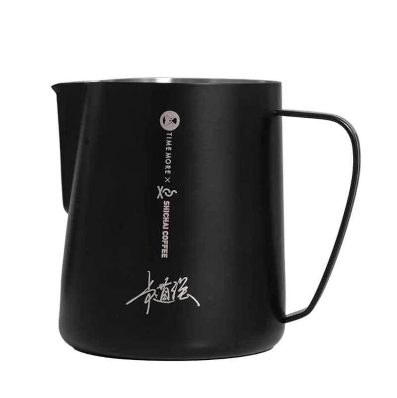 Timemore Rosetta — pichet à lait 700 ml, bec effilé, repère de remplissage laser