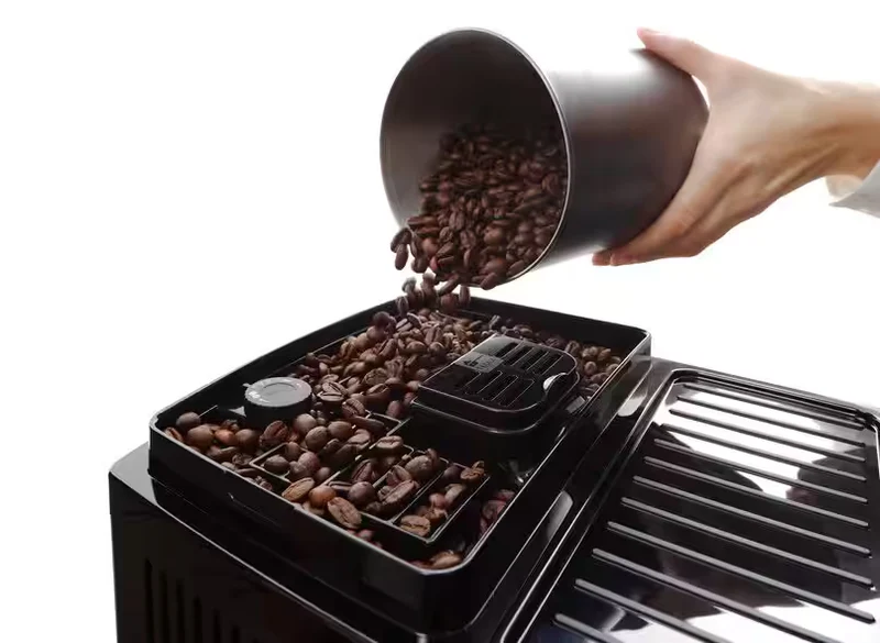 De'Longhi Magnifica Start Milk Silver : machine à espresso automatique avec broyeur intégré et système de lait LatteCrema