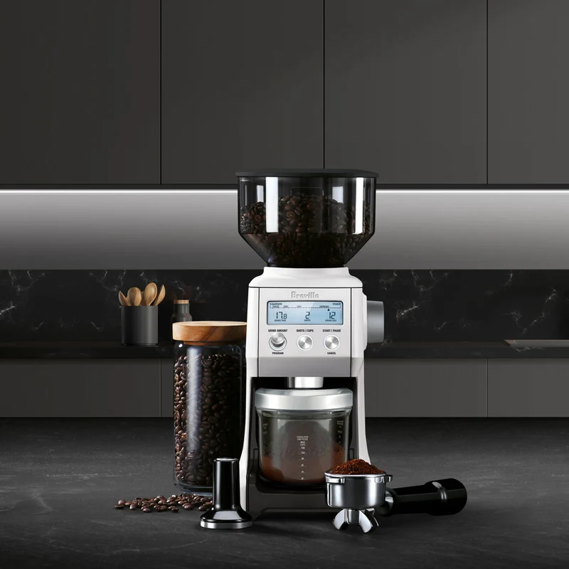 Breville Smart Grinder Pro — Moulin à meules coniques, 60 réglages, Dosing iQ®