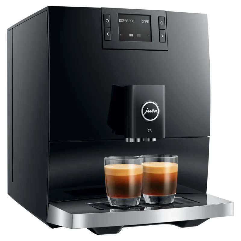 Jura C3 — Machine à café entièrement automatique compacte avec moulin P.A.G. et procédé P.E.P.®