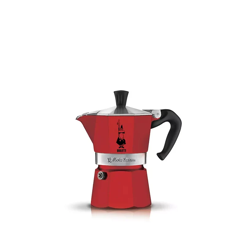 Cafetière Italienne Moka Express Rouge - 3 Tasses | Bialetti