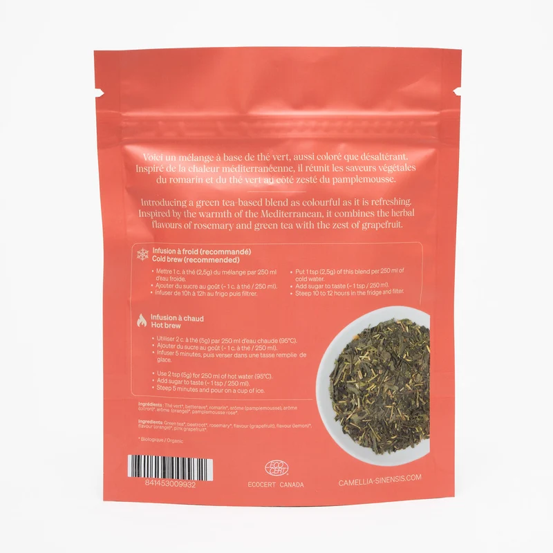 Camellia Sinensis - Thé glacé biologique Souvenirs de Napoli (65g)