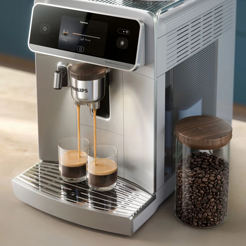 Machine à café automatique Philips Café Aromis série 8000 — 50+ boissons, BrewExtract, LatteGo Pro (mousse chaude et froide), écran tactile