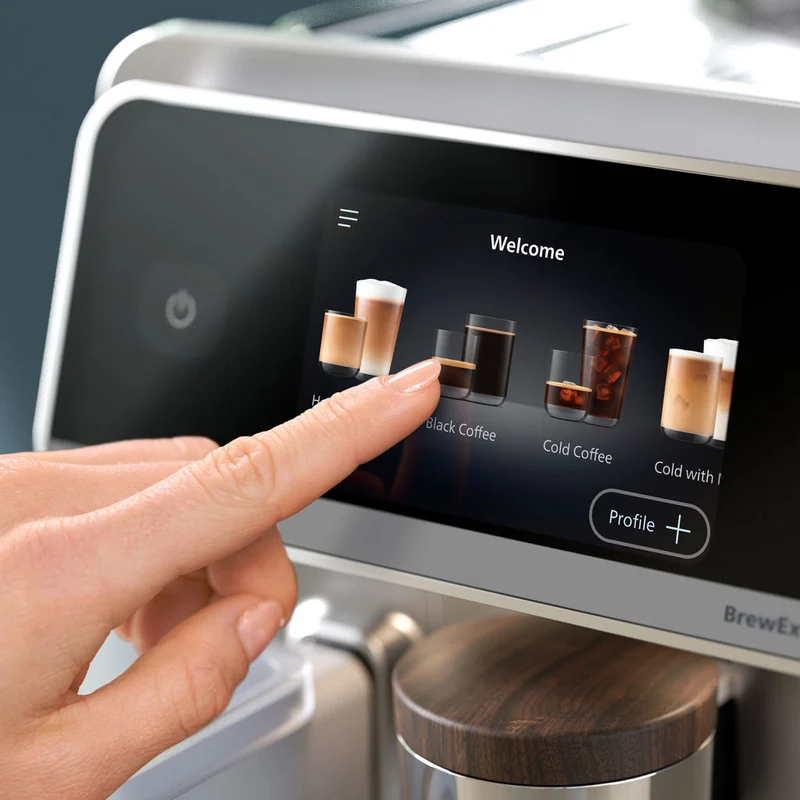 Machine à café automatique Philips Café Aromis série 8000 — 50+ boissons, BrewExtract, LatteGo Pro (mousse chaude et froide), écran tactile