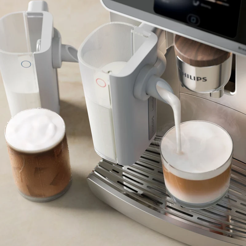 Machine à café automatique Philips Café Aromis série 8000 — 50+ boissons, BrewExtract, LatteGo Pro (mousse chaude et froide), écran tactile